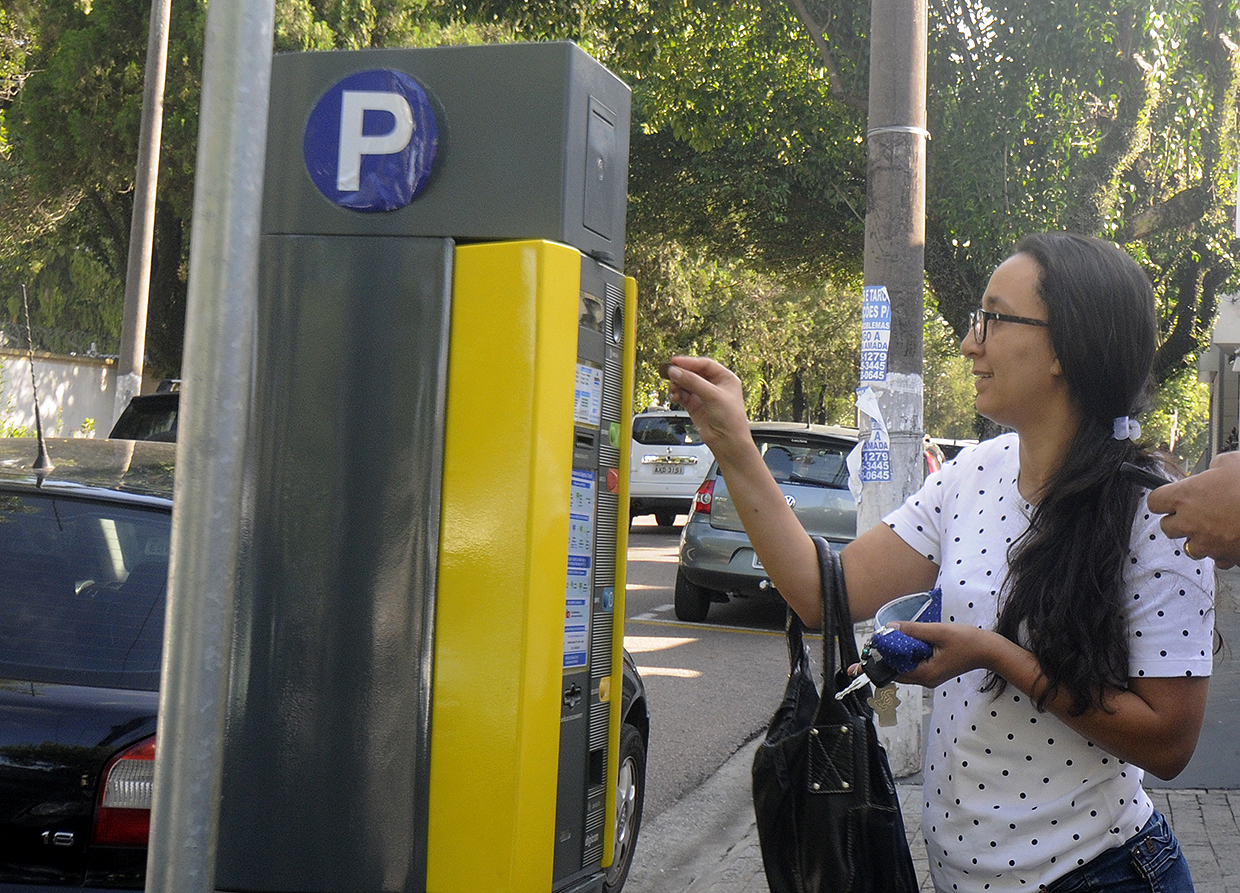 Cobrança de parquímetro é suspensa pela Prefeitura