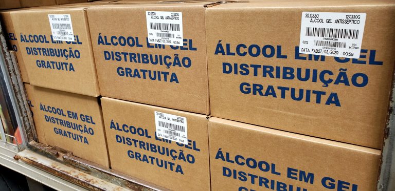 Santa Casa de Vinhedo recebe doação de 4 mil frascos de álcool gel