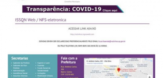 Valinhos cria novo canal de atendimento ao contribuinte