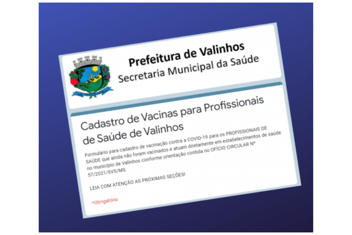 Valinhos abre cadastro para identificar demanda de profissionais da saúde