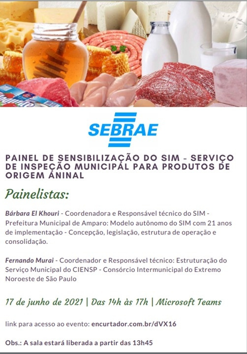 Sebrae e Prefeitura promovem curso gratuito online sobre produtos de origem animal