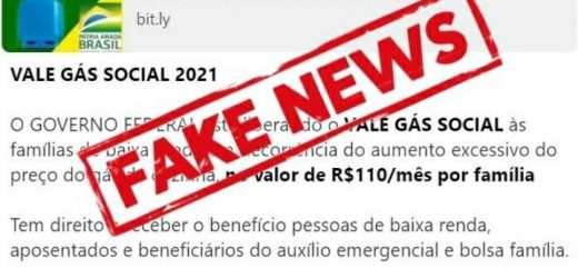 Mensagem que circula no whatsapp sobre Vale Gás em Vinhedo é falsa