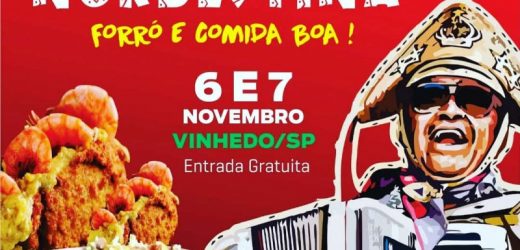 Festa da Cultura e Tradições Nordestinas de Vinhedo acontece nos dias 6 e 7 de novembro