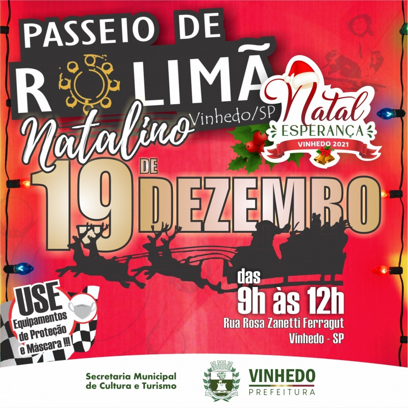 Tradicional Passeio de Rolimã de Vinhedo está de volta em clima de Natal