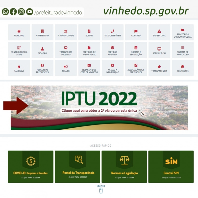 Calendário para procedimentos de isenção de IPTU será divulgado em março